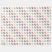 Tegelpasteltekeningen Fleece Deken (Voorkant (Horizontaal))