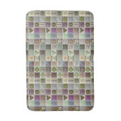 Tegels  Folk Art Pattern Badmat (Voorkant Verticaal)