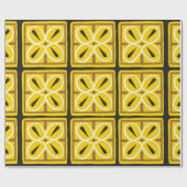  tegels, illustratiepatroon cadeaupapier (Vlak)