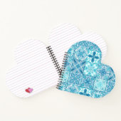  tegels in blauw en wit notitieboek (Binnen)