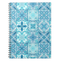 tegels in blauw en wit