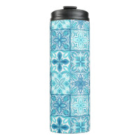 tegels in blauw en wit