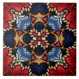 Tegels in de decoratieve Italiaanse majolica/Talav Tegeltje