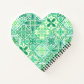  tegels in groen en wit notitieboek (Achterkant)