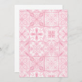  tegels in roze (Voorkant / Achterkant)