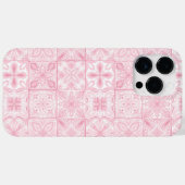  tegels in roze Case-Mate iPhone case (Achterkant (horizontaal))
