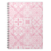 tegels in roze notitieboek (Voorkant)