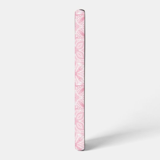  tegels in roze samsung galaxy hoesje (Linkerkant)