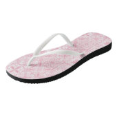  tegels in roze teenslippers (Schuin)