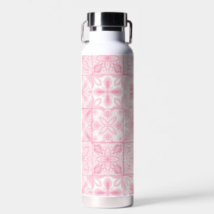 tegels in roze waterfles