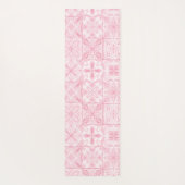  tegels in roze yogamat (Achterkant)