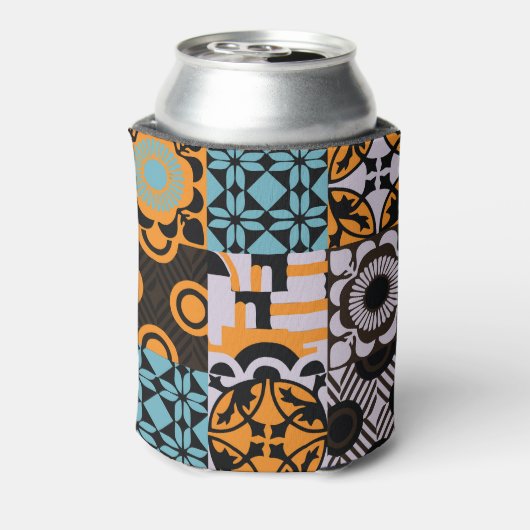 tegels: ingewikkelde decoratieve details. blikjeskoeler (Blikje Achterkant)