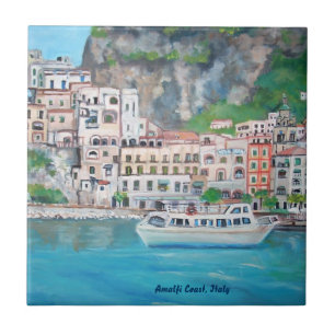 Tegels - kust van Amalfi Tegeltje