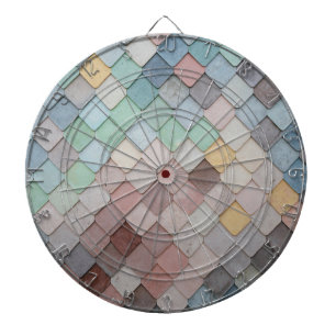 Tegels met meerdere kleuren dartbord