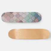 Tegels met meerdere kleuren skateboard (Horizontaal)