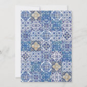 Tegels Middellandse Zee Kaart (Achterkant)