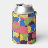  Tegels Retro 1960s Pattern Blikjeskoeler (Blikje Voorkant)
