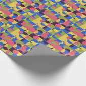  Tegels Retro 1960s Pattern Cadeaupapier (Hoek)