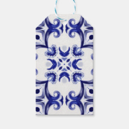 Tegels uit de Middellandse Zee, majolica, Sicilië, Cadeaulabel