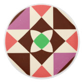 Tegels uit de midden eeuw - 60 jaar keramische knop (Voorkant)