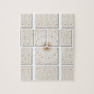 Tegels van Hakuna Matata Floral Wall Legpuzzel