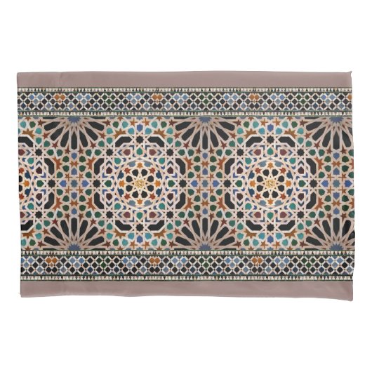 Tegels van het Alhambra Kussensloop (Voorkant-Links)