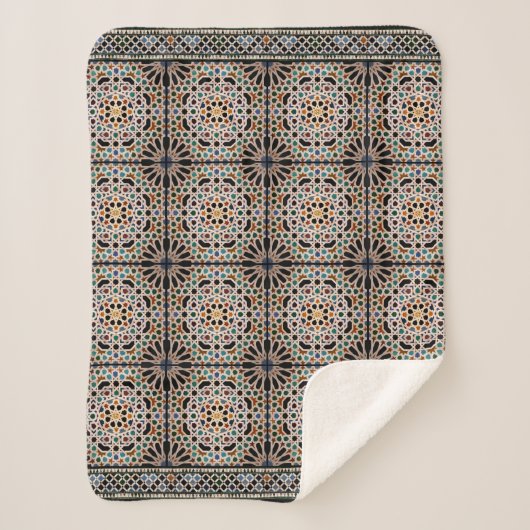 Tegels van het Alhambra Sherpa Deken (Voorkant)