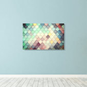 Tegels voor kleurenmozaïek canvas afdruk (Insitu (Houten vloer))