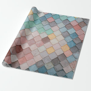 Tegels vormen structuur patroon kunst cadeaupapier