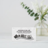 Tegelservices - Tegel Layer Visitekaartje (Staand voorkant)