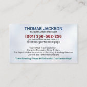 Tegelservices - Tegel Layer Visitekaartje (Achterkant)