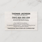 Tegelservices - Tegel Layer Visitekaartje (Achterkant)