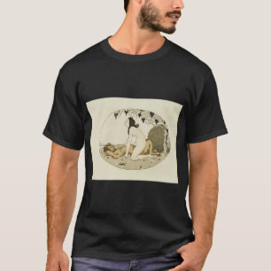 Tegeltje Vrouw En Papegaai Back Splash Rand Gerda T-shirt