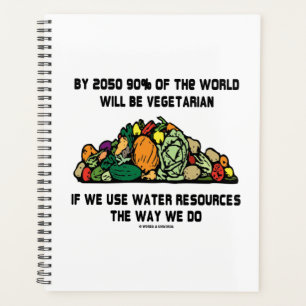 Tegen 2050 zal 90% van de wereld vegetariër zijn planner