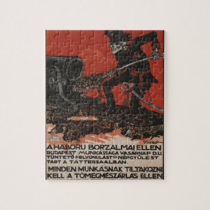 Tegen de gruwelen van het Poster-Propaganda Legpuzzel
