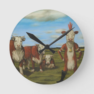 Tegen de herd ronde klok