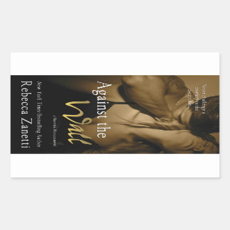 Tegen de Muur door Rebecca Zanetti Rechthoekige Sticker