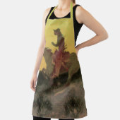 Tegen de zonsondergang van Remington, Vintage Cowb Schort (Insitu)