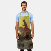 Tegen de zonsondergang van Remington, Vintage Cowb Schort (Gedragen)