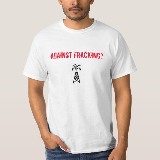 Tegen Fracking Start Walking T-Shirt (Voorkant)