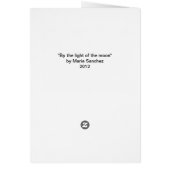 Tegen het licht van de maan (Achterkant)