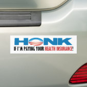 Tegen ObamaCare Bumpersticker (Op auto)