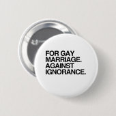 TEGEN ONWETENDHEID RONDE BUTTON 5,7 CM (Voorkant /achterkant)