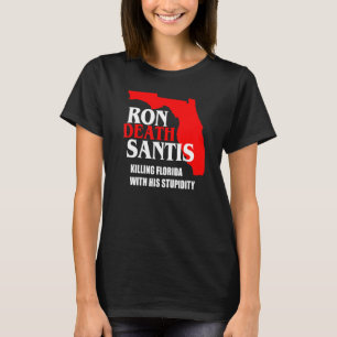 Tegen Ron Desantis Florida Gouverneur Verwoestende T-shirt