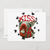 TEGEN VALENTIJN FEESTDAGENKAART (Voorkant / Achterkant)