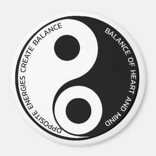 Tegengestelde energieën, Creëer Balance Yin Yang Magneet