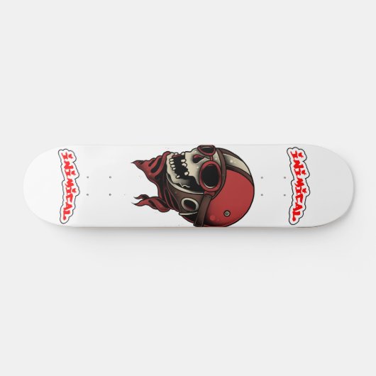 Tegenovergestelde Piloot Schedel Skateboard (Horizontaal)
