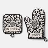 Tegenstrijders van Kenneth Yoncich Ovenwant & Pannenlap Set (Voorkant)