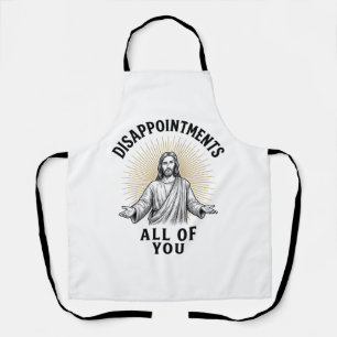 Tegenvallers Allemaal Vintage Religieus T-shirt Schort