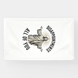 Tegenvallers Allemaal Vintage Religieus T-shirt Spandoek